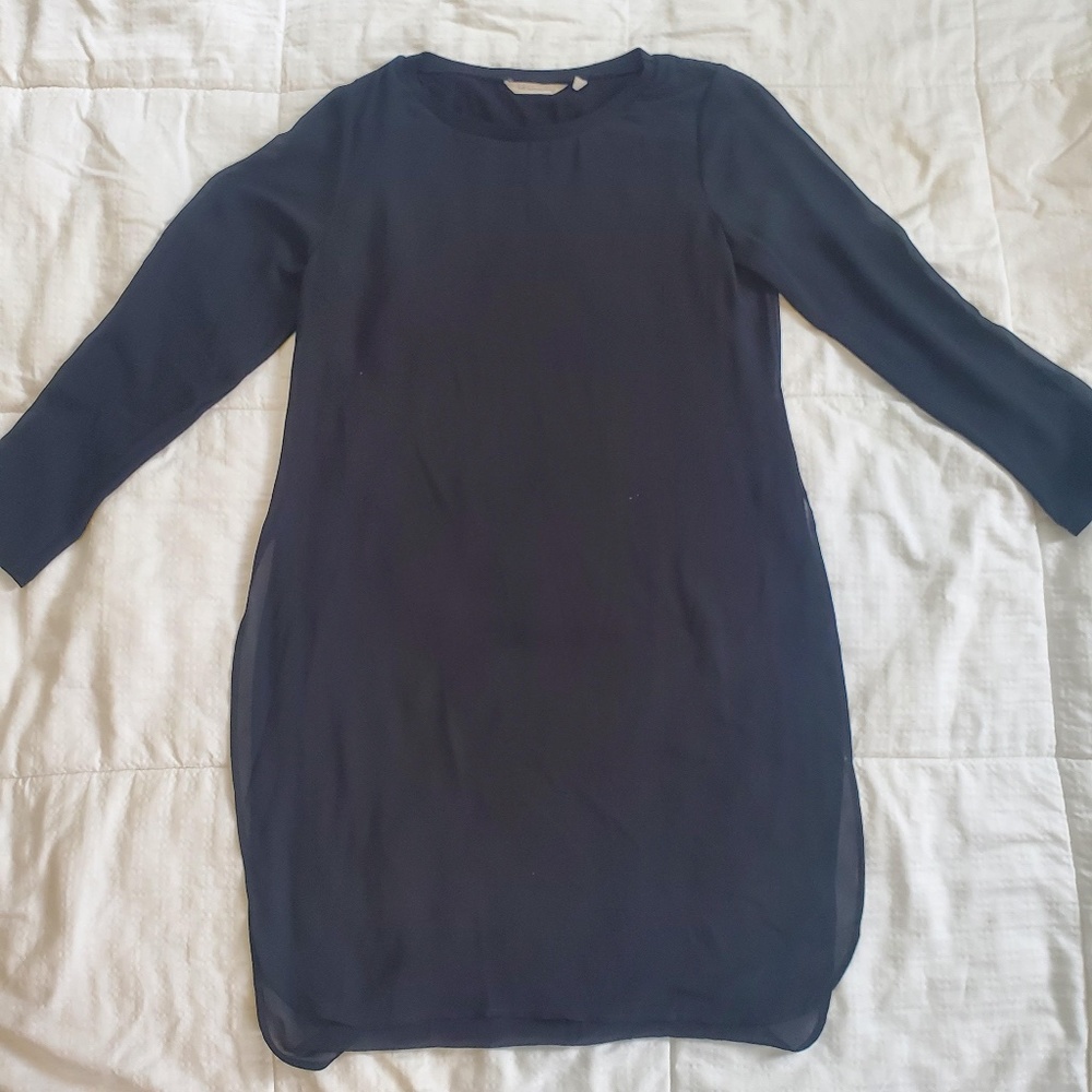 SOFT SURROUNDINGS RELAXED ELEGANT BLACK TUNIC SIZE SMALL